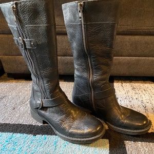 Born Black Leather Boots